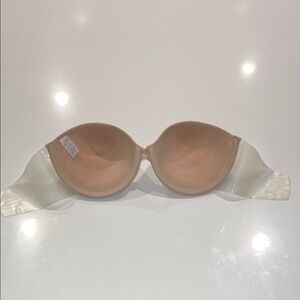Seamless Nude Strapless Sticky Boobs Bra